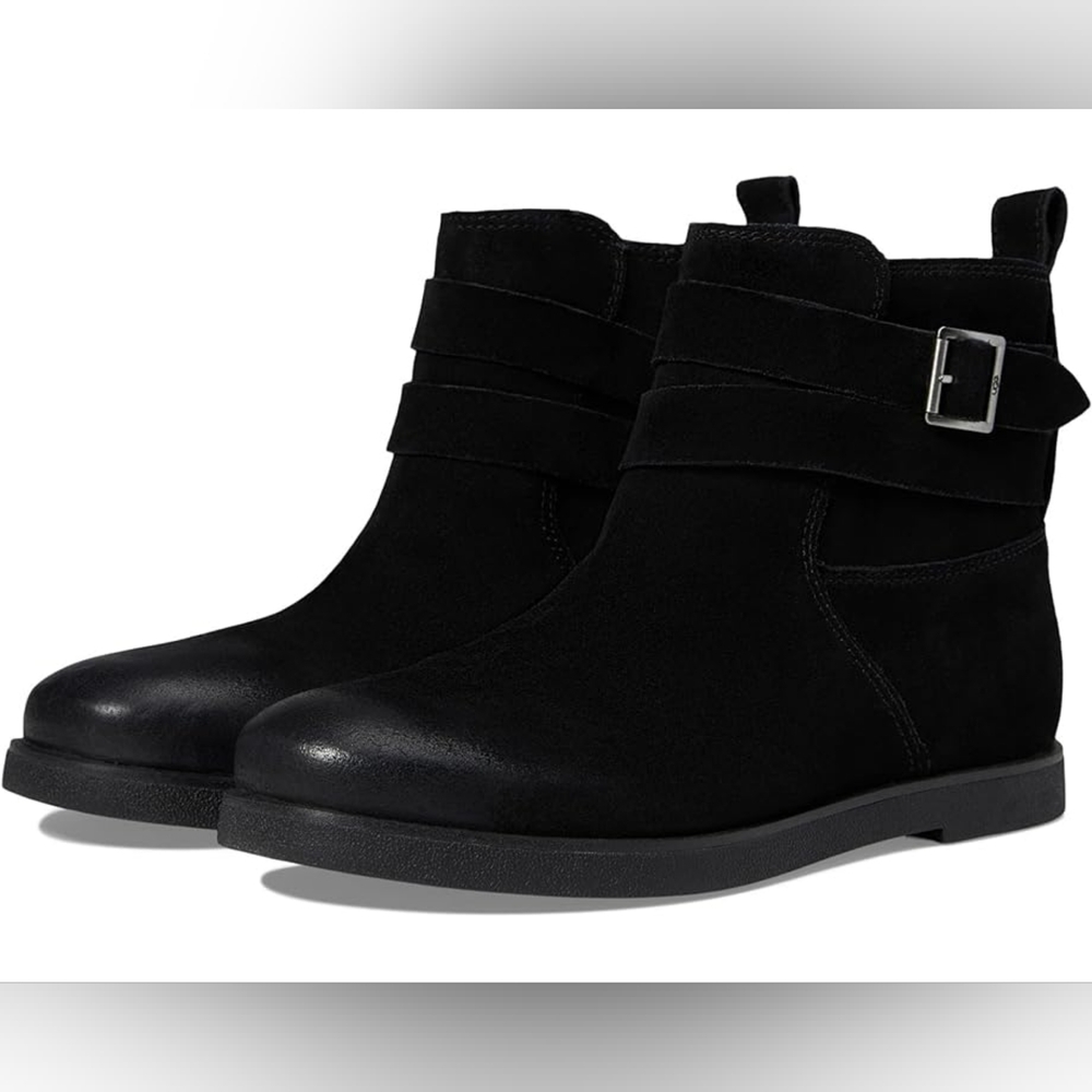 UGG Josefene Suede Bootie Boots Black Size 8.5